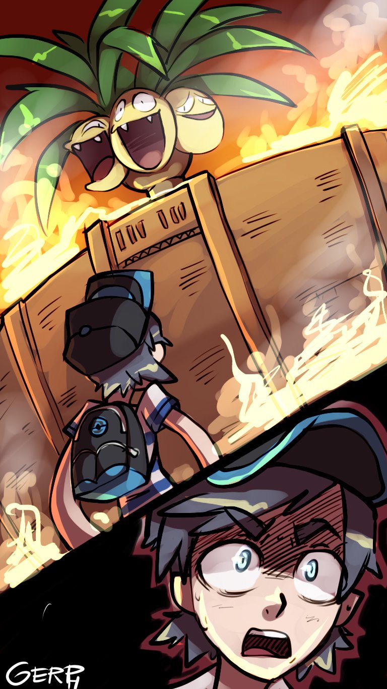 PokéMaster on Twitter: "Attack on Exeggutor, by Gerph Art.  https://t.co/lPnJTweCdw" / Twitter