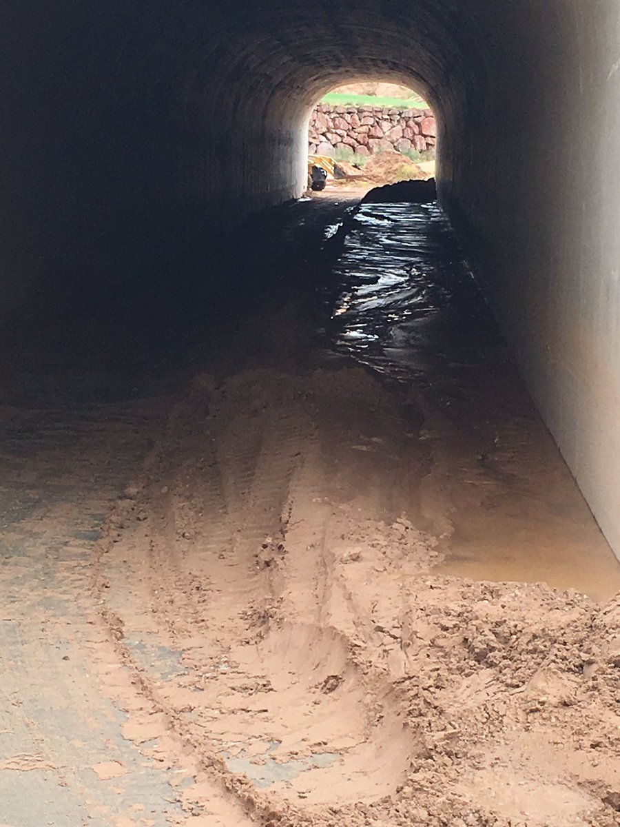 Superintendent Kyle Peterson cleaning up after our first big rain storm <a href="/ConestogaGC/">Conestoga Golf Club</a> #tractorfun, #bigkid, #funinmud