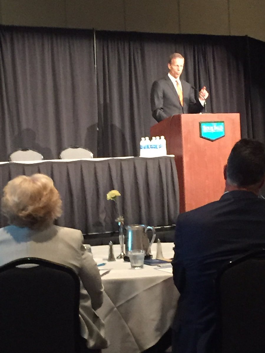 Sen John Thune kicking off the SD Technology Showcase! What a great event to celebrate technology growth in SD!