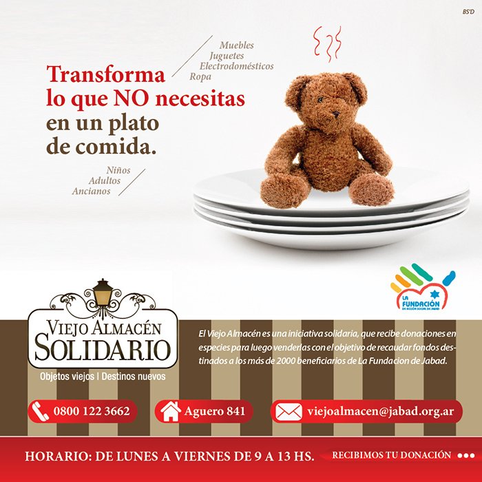 ¡Transformá lo que no usás en un plato de comida!