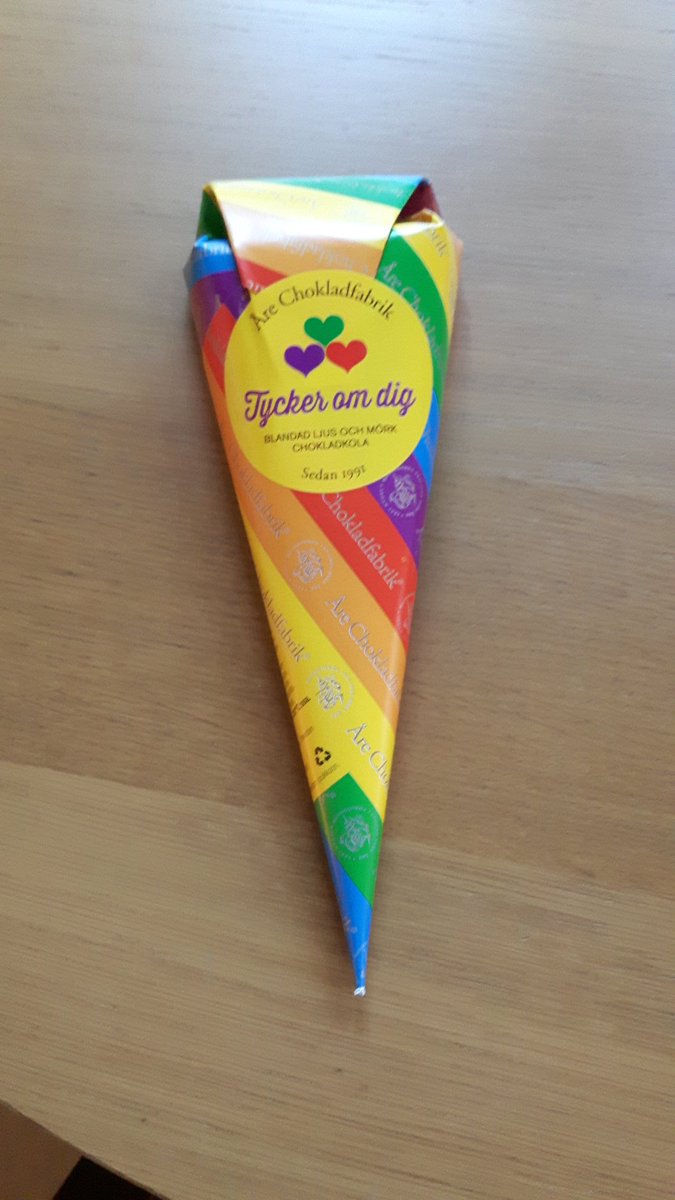 Kerstinj71's tweet photo. Godast chokladen i finaste förpackningen ❤ #årechoklad #Pride2016 https://t.co/u232FdxiBD