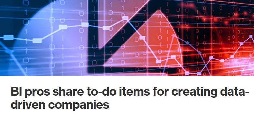 sebritz's tweet photo. #BI #Analytics experts tell how to instill more #data-driven mgmt &amp; decision-making in orgs https://t.co/QuYilzwcj3 https://t.co/MXRFNXBOYA