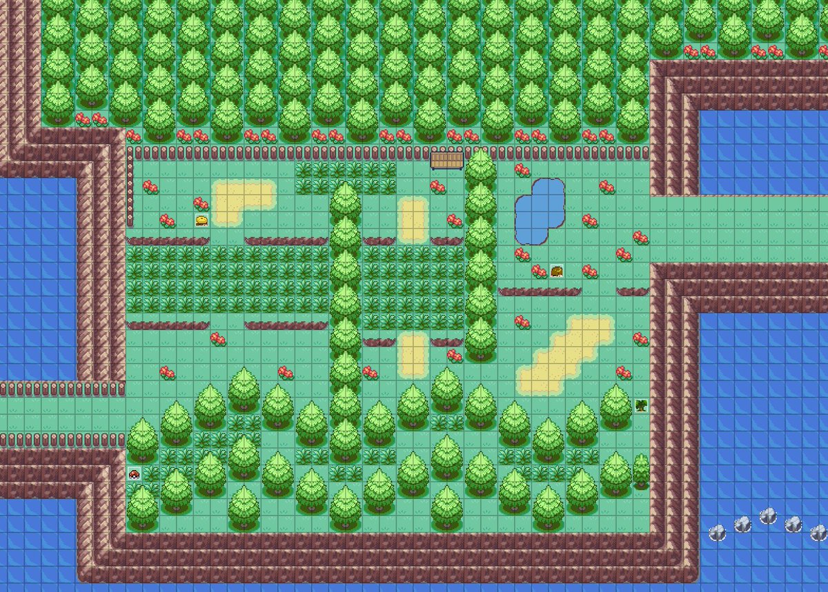PkmnUnityDev's tweet photo. Here's a few Route screens for your Tuesday morning! #PokemonUnity #fangame #gamedev #gamedesign #pokemon https://t.co/O7uPFgbkHc