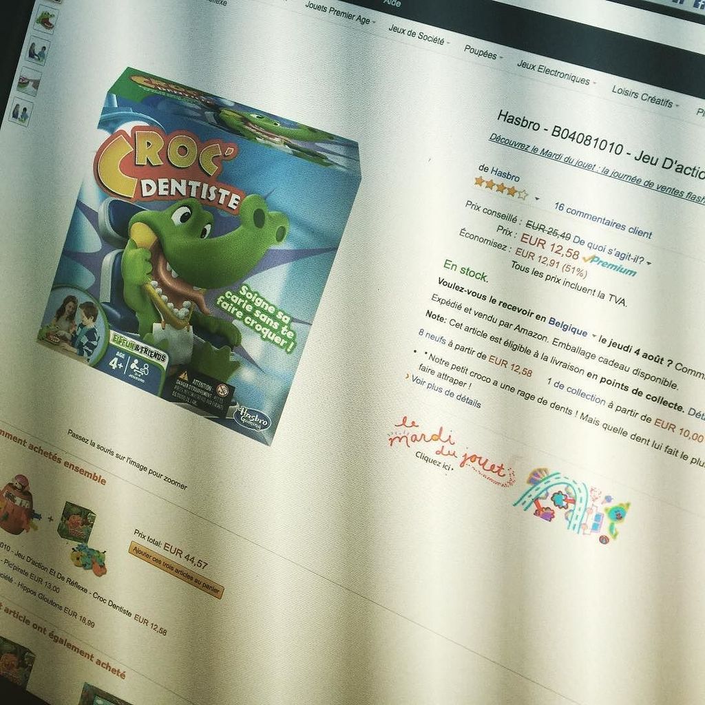 Facealacrise's tweet photo. Now on https://t.co/7WgoIrZORS Viiiitttee le jeux Croc dentiste est en ce moment à -50%. Stock limité. -+d'infos s… https://t.co/lXUhL4LGSh