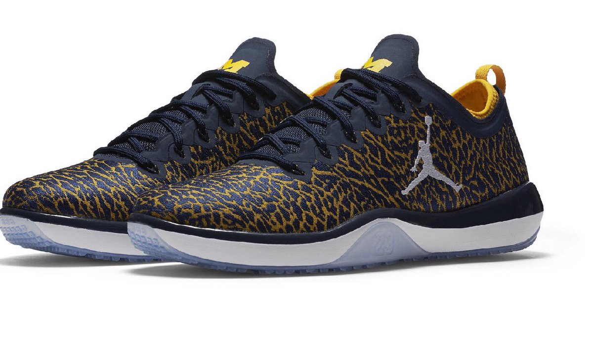 michigan jordan football cleats