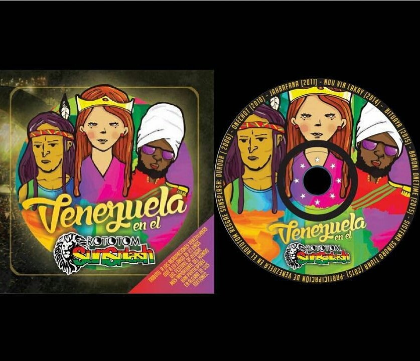 Bolivars_Sword's tweet image. Así lucirán los discos Venezuela en el Rototom @sunsplash_es y Homenaje al Rototom Reggae Contest Venezuela