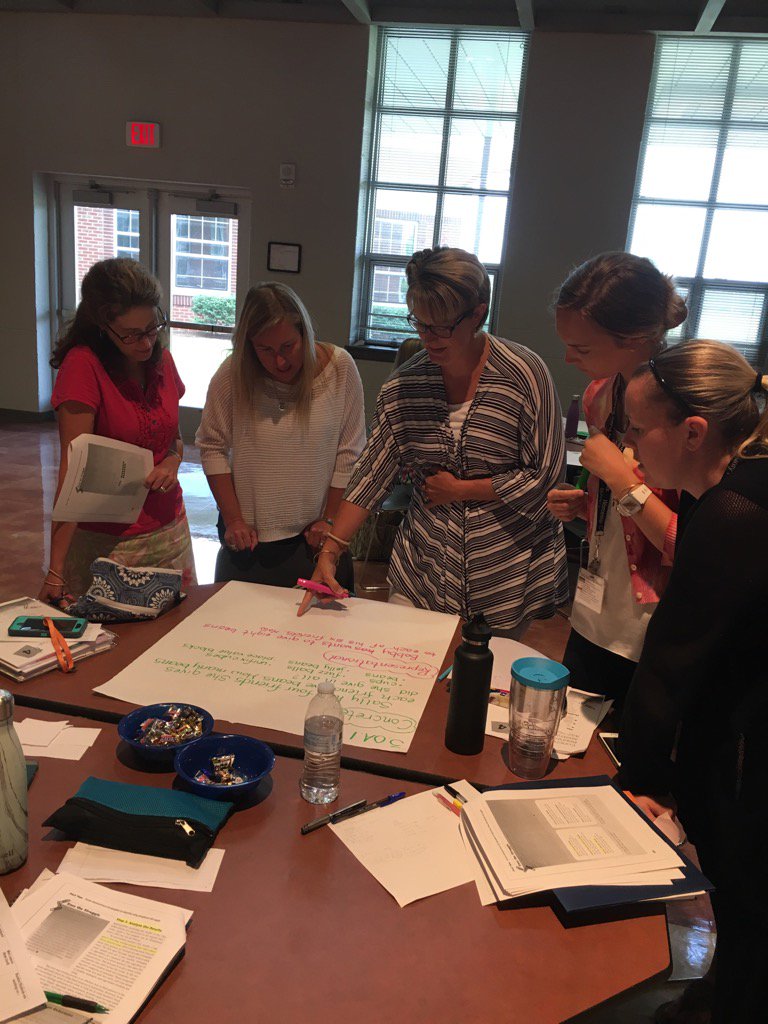 Jennifer_Dale_'s tweet image. WCPS teachers collaborate to develop a CRA assessment. #solvingforwhy @Dr_John_4_Math @KirstenPD