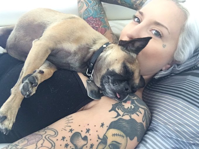 Hey @JoannaAngel , I think your dog likes me 🐶💛 https://t.co/rlNojqFcc6<a class="tags" href="/tag/joannaangel">@joannaangel</a><a href="/tag/humpday"class="tags"><span>#humpday</span></a><a href="/tag/ifyougotitflauntit"class="tags"><span>#ifyougotitflauntit</span></a>