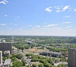 RIVER VALLEY VIEW from this 616 sq.ft. condo in HILLSIDE ESTATES in the heart of downtown: darlenestrang.ca/properties/190…