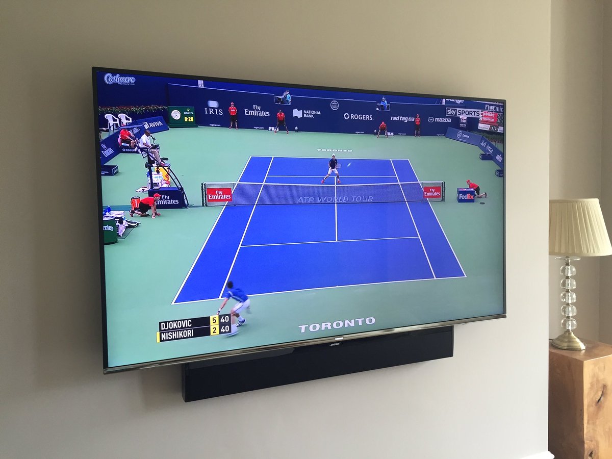 LifestyleTec's tweet photo. Another install today...
The latest 60" Samsung UHD 4K HDR TV together with a Bose Cinemate surround sound system. https://t.co/P215BgzRMR