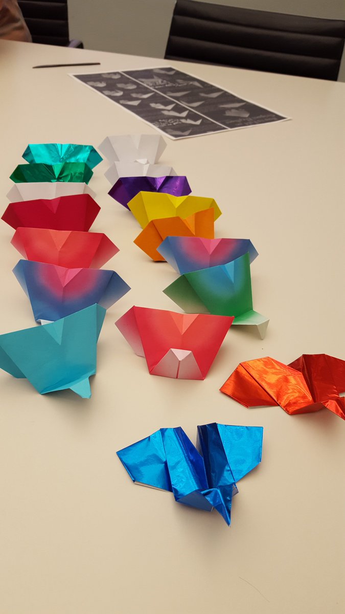 WDMArchitects's tweet image. Another folding session in the books! Check it out @96Elephants and get involved in the #ElephantOrigamiChallenge