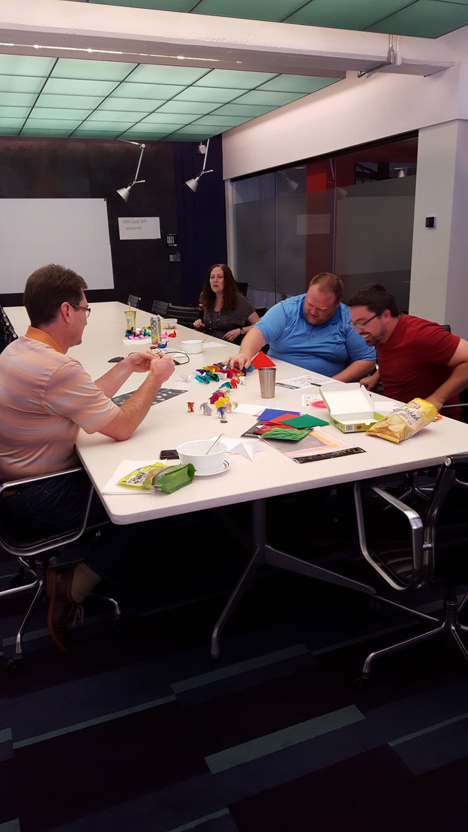 WDMArchitects's tweet image. Another folding session in the books! Check it out @96Elephants and get involved in the #ElephantOrigamiChallenge