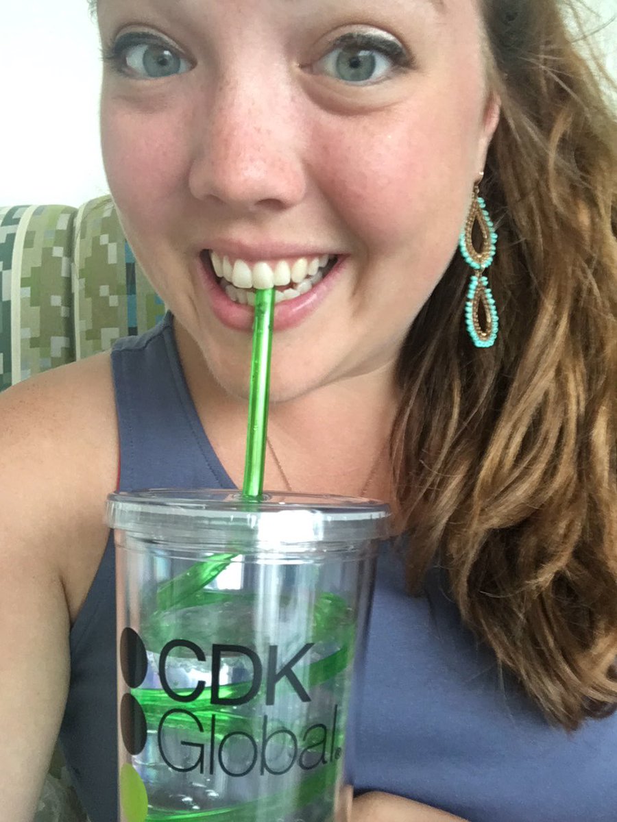 kelskruz's tweet photo. It's not all serious business over here at the Hackathon! #CDKHack #sillystraws #greenlightyourcareer https://t.co/k47ppS6uMA