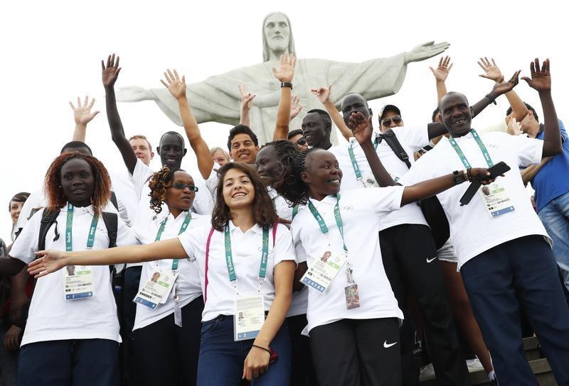 KenRoth's tweet photo. As persecution surges, Rio will be first Olympic Games with team of refugees competing. https://t.co/SXErHo9fqC https://t.co/uA4Mcr6nYU