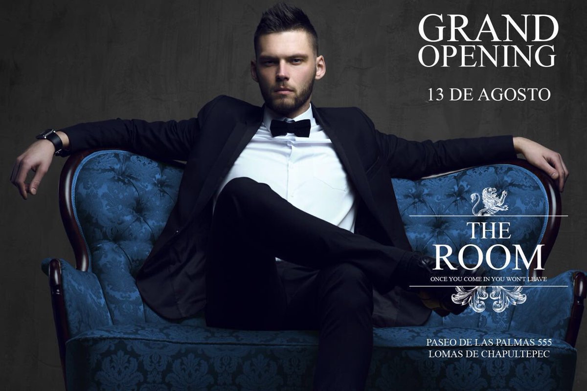 RIcardoRoM1's tweet photo. No te lo pierdas el mejor lugar creado para ti, THE ROOM, once you come in you won't leave. Palmas 555, 13/08/16 https://t.co/0BOJM9SWB2