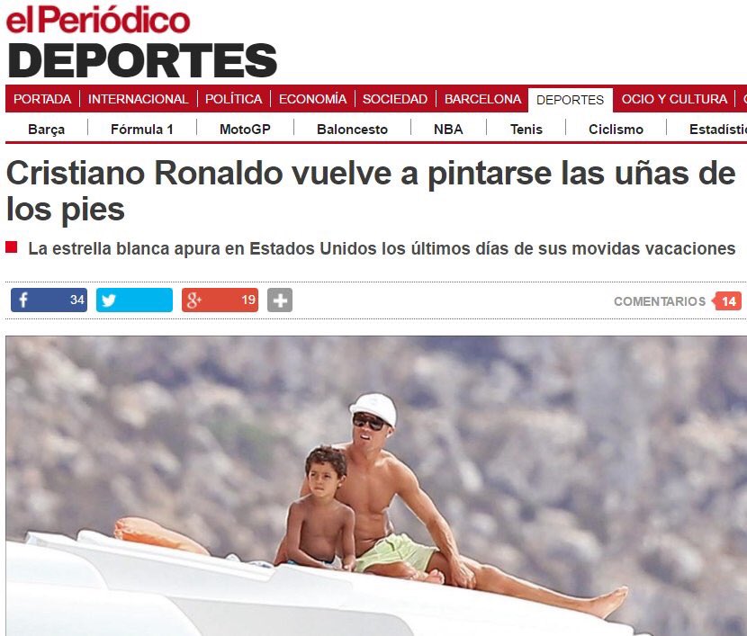 beisboltimes's tweet photo. Con unos Juegos Olímpicos por delante, y publicar esta aberración como noticia de deportes. Repito, están podridos. https://t.co/ZxpOSQa3Pw
