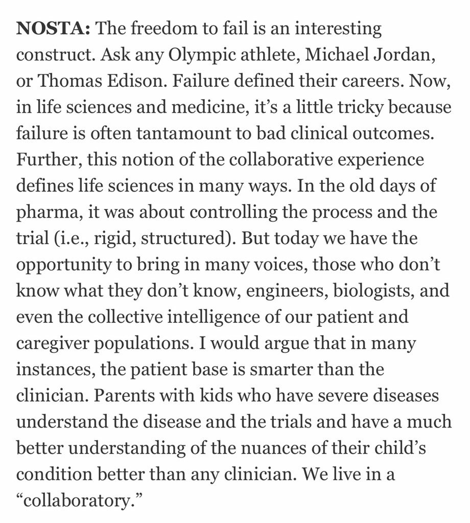 JohnNosta's tweet image. The freedom to fail, innovation, and the new collaboratory! #Bio2016 @Bayer #digitalhealth