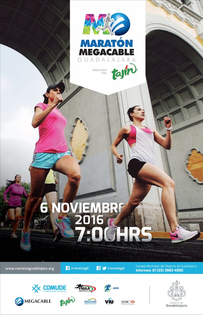comudegdl's tweet photo. Participa en la edición XXXII #MaratónMegacableGDL. 
¡Inscríbete! https://t.co/InYzxnCIDx