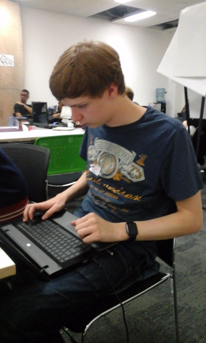 NumbeRunUK's tweet photo. The #NumbeRun marketing man busy at the #AcornAccelerator2016 slooowwly losing it https://t.co/kTrsj7Igv6