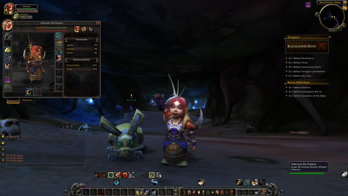 itsDairYT's tweet image. When you've reached #levelcap in #F2P #WorldofWarcraft and got nothing better to do than try to solo #BFD @Warcraft