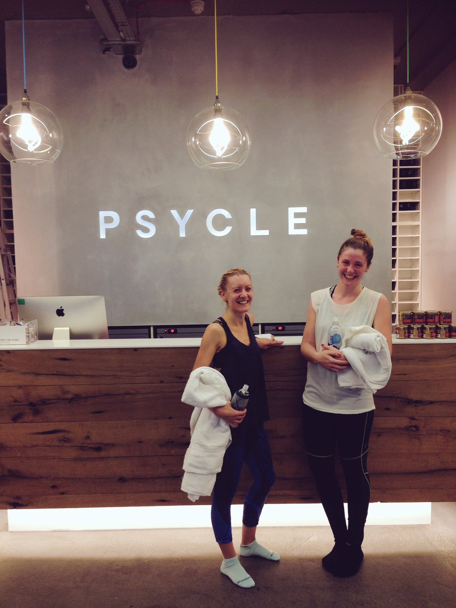 One_HealthTech's tweet photo. Our favourites @Maxi_Macki & @mintonbec did a #HealthTech #Women @psyclelondon to trial a #Fittech meetup #HTWsquad https://t.co/A81cdWGoa0