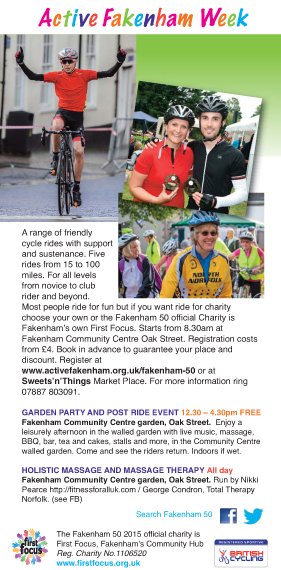 RideNthNorfolk's tweet image. Lots of rides through lovely North Norfolk as part of our Fakenham50 event and a garden party- after sign up now