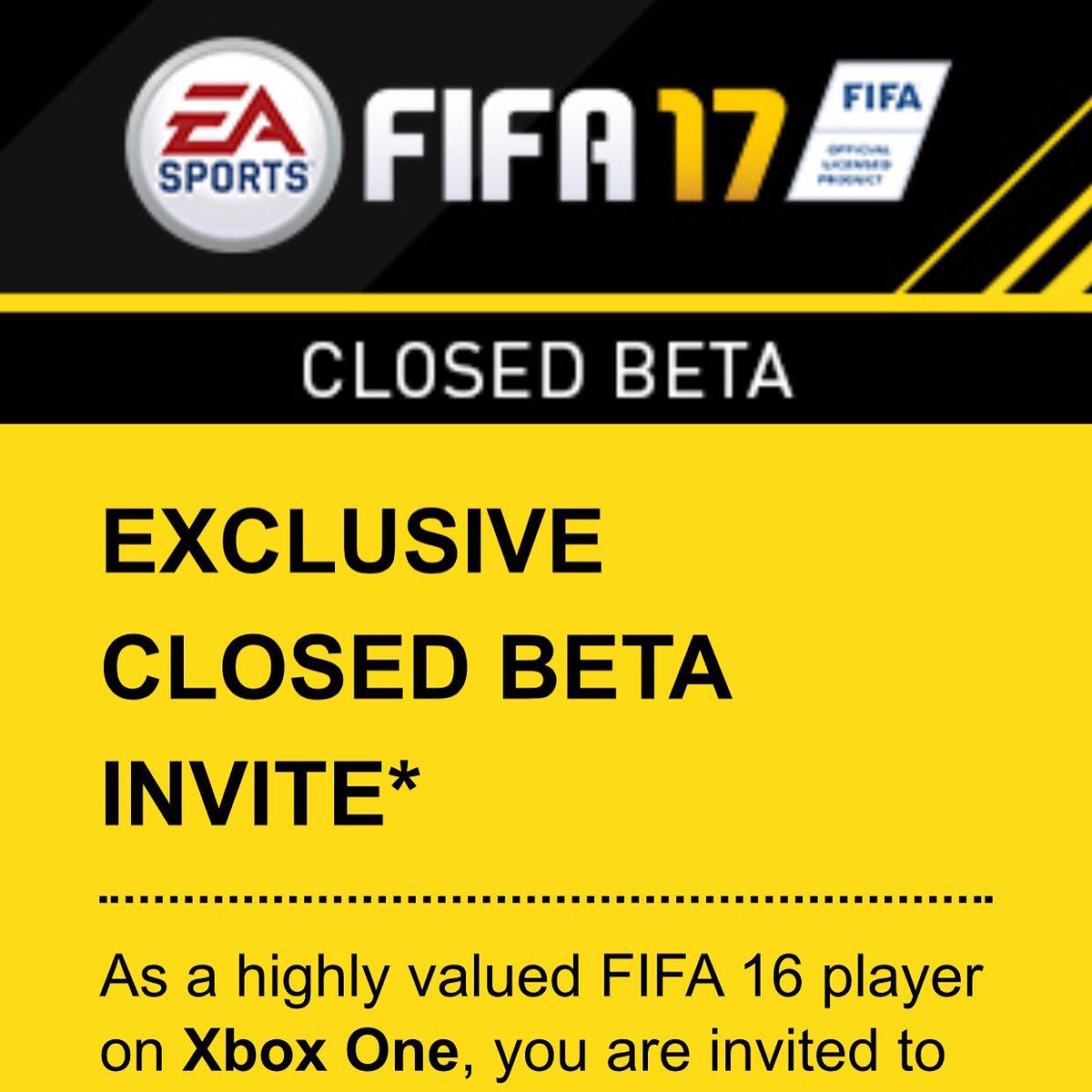 SwtaBoyz's tweet photo. Xmas came early this year #fifa17 #closedBeta in a couple of weeks #xboxone @easportsfifa https://t.co/kwr9aAcpBd