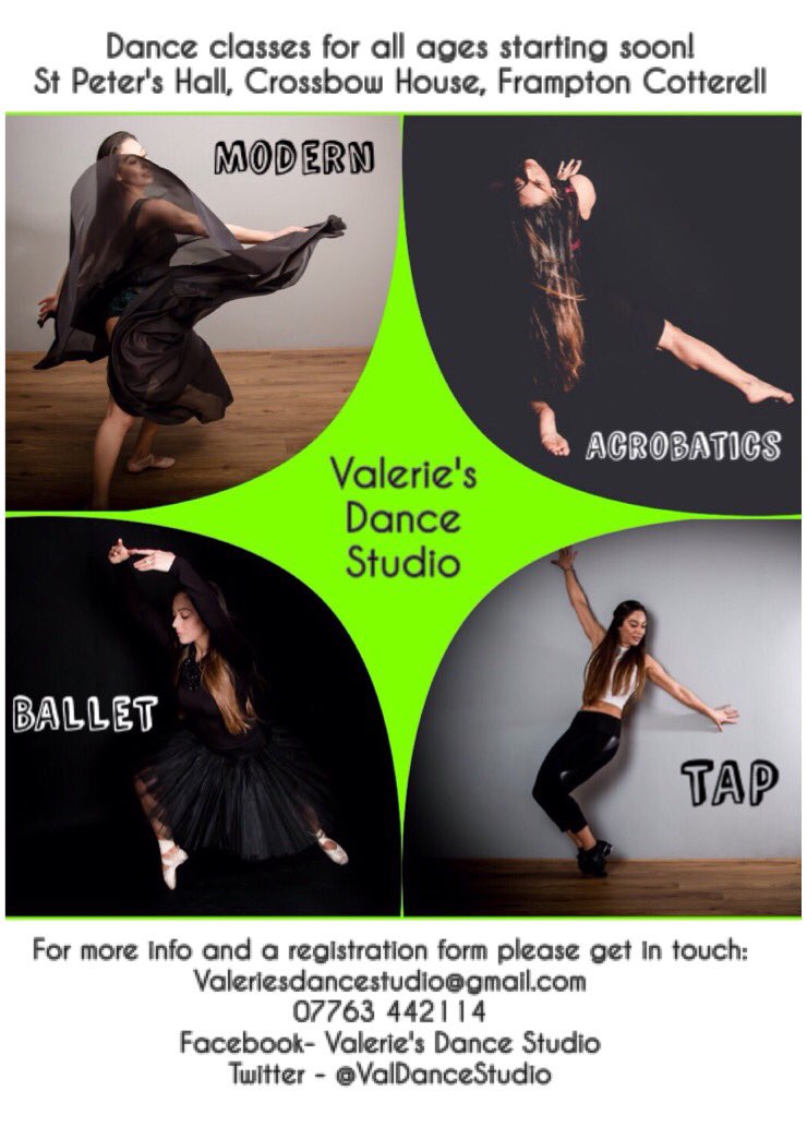 ValDanceStudio's tweet photo. #dance #framptoncotterell #yate #tap #modern #ballet #acrobatics #allages #excited!! https://t.co/0a1x4PFJ8R