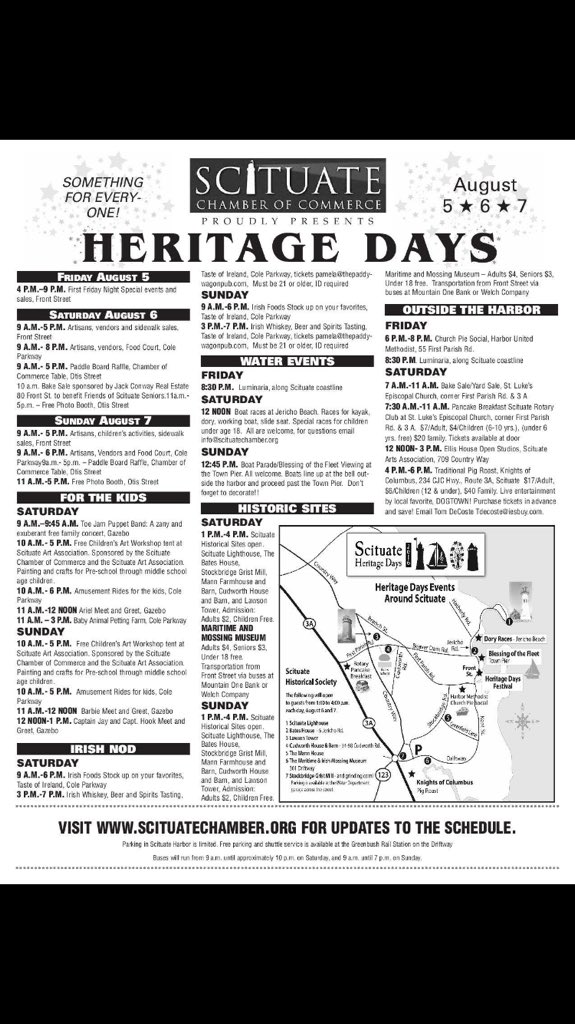 Scituate_MA's tweet photo. Heritage days this weekend https://t.co/y3ABOxDX6P