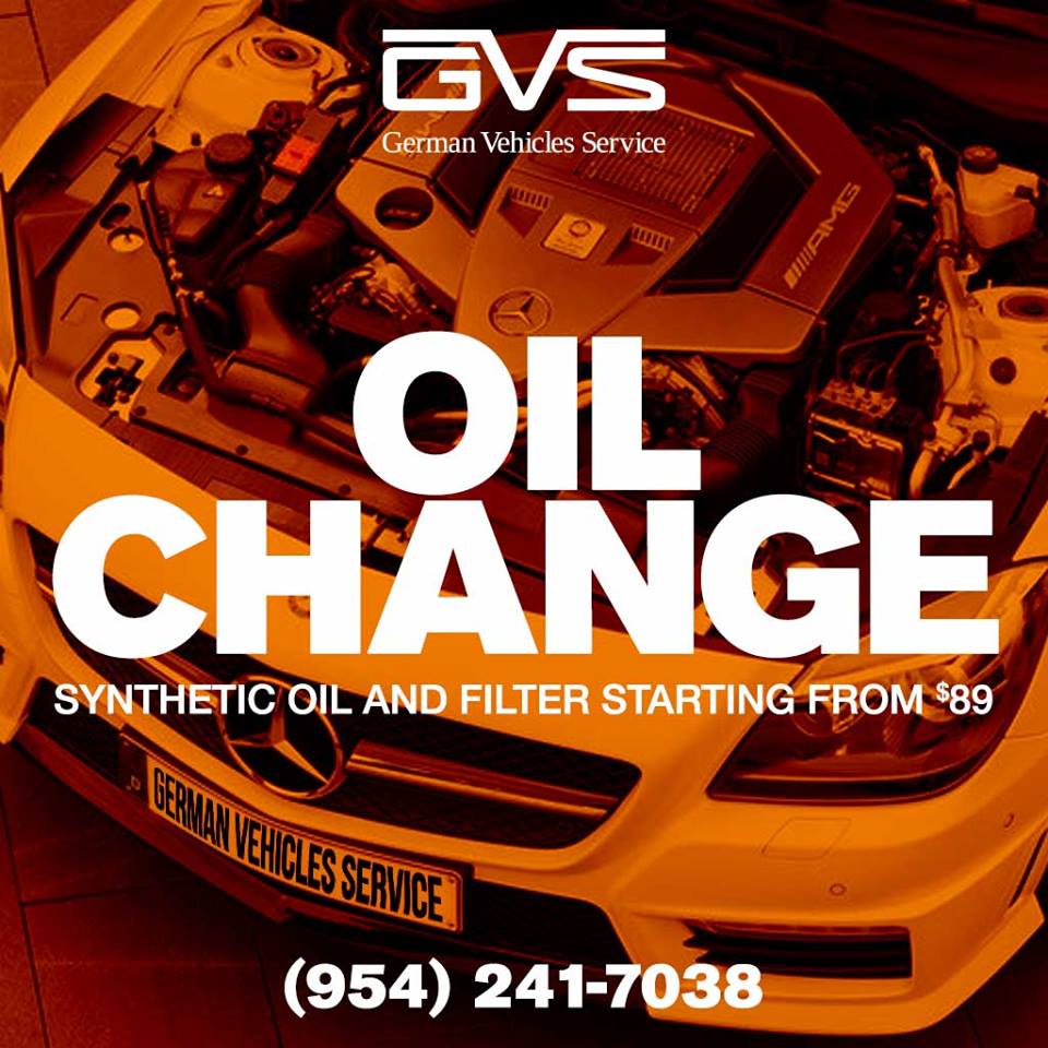 GVSHollywood's tweet photo. So fresh &amp; so clean. Get an #oil &amp; filter #change for your #Mercedes, #BMW, #Audi, #Mini or #VW at #GVSHollywoodFL. https://t.co/CEy2DI3Q8S