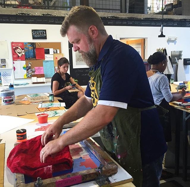 PIAURSPCS's tweet photo. We had SO much fun celebrating #2016JOI with a print making class at Studio 23 last week! https://t.co/cwTZ1gYLJX