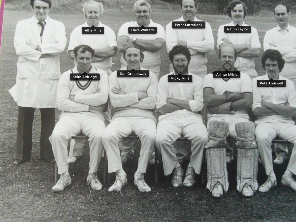 A Donnington CC photo from the 70's. Anyone identify the exact year or the men not named?