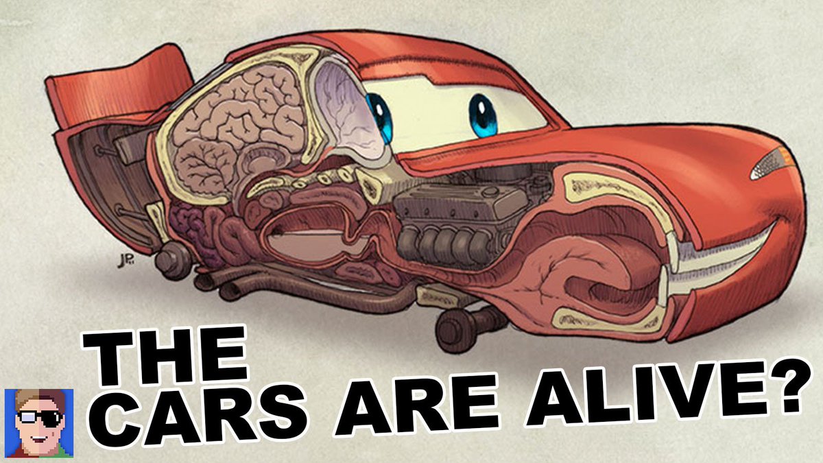 New Video!Pixar Theory: Cars Are Alive?https://www.youtube.com/watch
