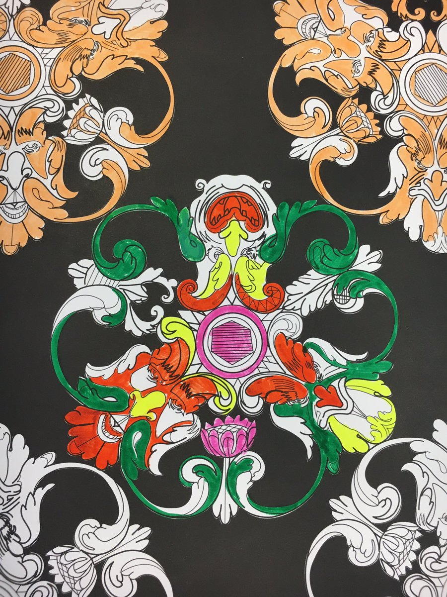 Job perks: #NationalColoringBookDay in the garden w/the Shop's #FragileBeasts coloring book. s.si.edu/2aZV09P