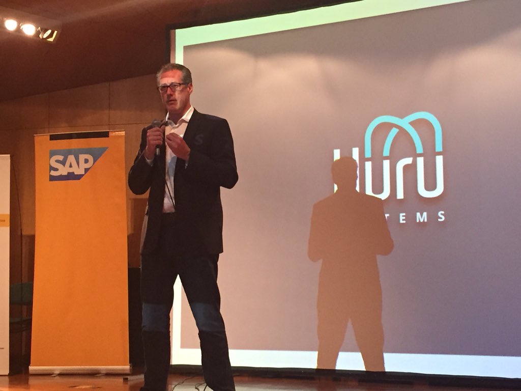 MarkNoronha's tweet photo. "We are example of how @SAP helps startups succeed" @juanantonionazz CEO Huru Systems #SAPStartupFocus Argentina https://t.co/BiZTbRQR2r