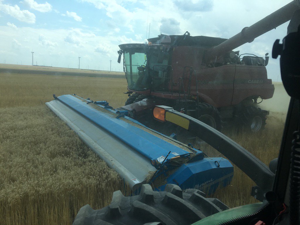 Chad_Malcom's tweet photo. The last pass of #wheatharvest16 #itwasablessing https://t.co/IARx9yZ7gR