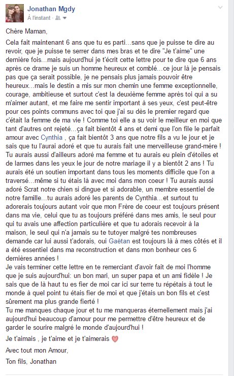 MesGourmandsD_'s tweet photo. Déjà 6 ans.... :'( merci à ceux et celles qui auront pris le temps de lire :$
#love #mom #maman #rip #Forever #LT https://t.co/WWkipgS8ir