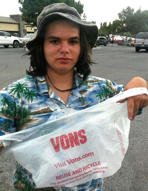 Missing person: Andrew Mayabb, last seen on El Portal Rd (Hwy 140) on Aug 1. Call 209/379-1992 if you have any info.