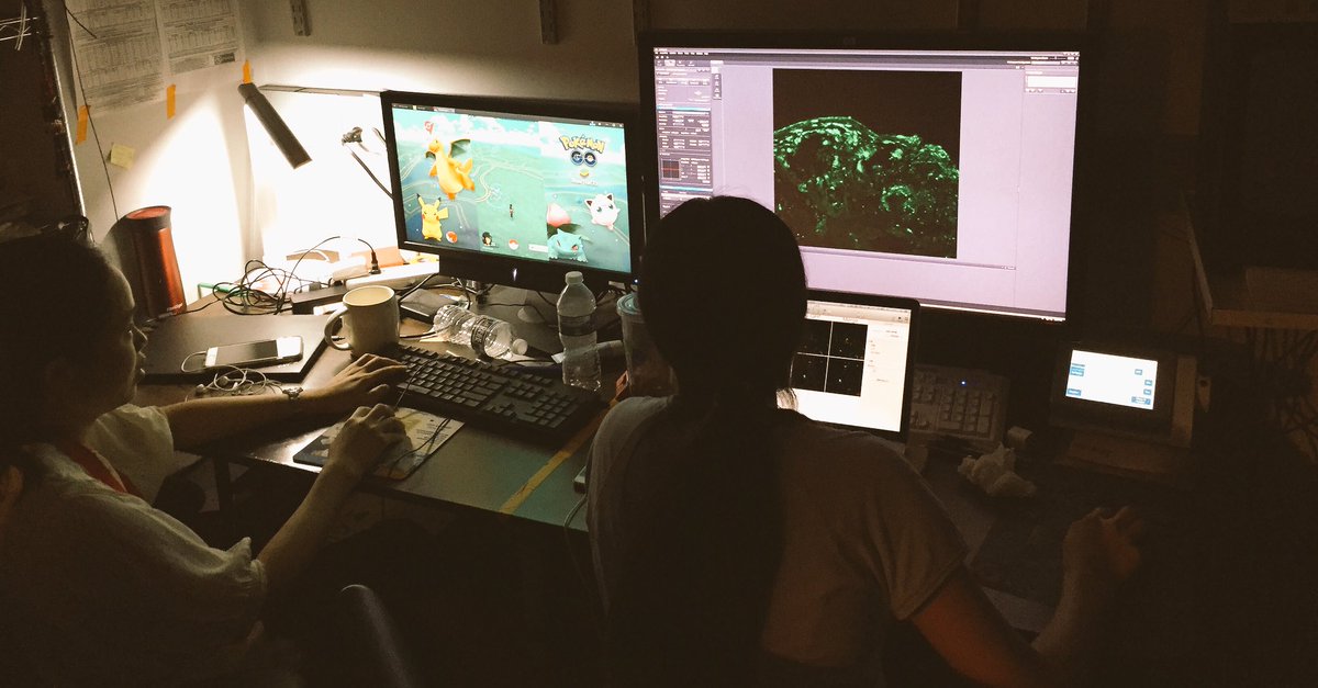 Dustinpgreen's tweet photo. Cutting edge science here in the Dong lab @HopkinsMedicine #hhmilab #pokemonscience https://t.co/ZCthisX350