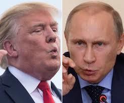 tvc3232's tweet photo. Introducing Russia’s candidate for President of the U.S. -- Donald J. Trump! #PutinsLittlePuppet #NeverEverTrump https://t.co/UAJyI3dLox