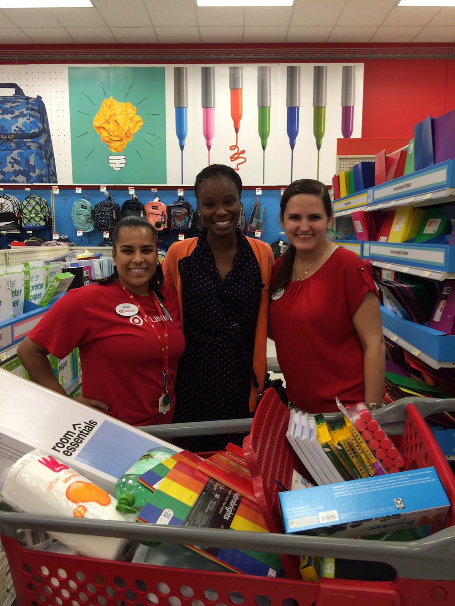 T2377 helping South Side Elementary in #Opelousas, La with #BackToSchool  Supplies #Target❤️Teachers 📝✏️📚📓📒