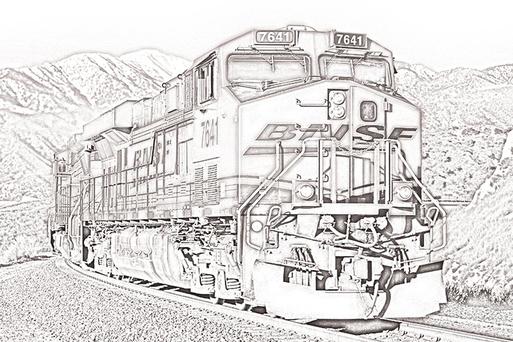 Freight Train Coloring Page Free Printable Coloring Pages Train | My