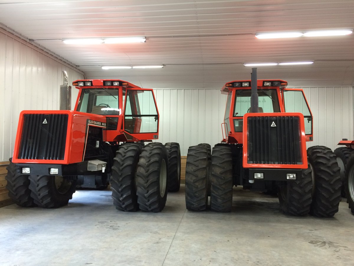 <a href="/MachineryPete/">Greg Peterson</a> Pair of low hour Allis Chalmers 4W-305 4WD on this Aug. 22nd online auction: hagerauction.com/sale.php?ID=450