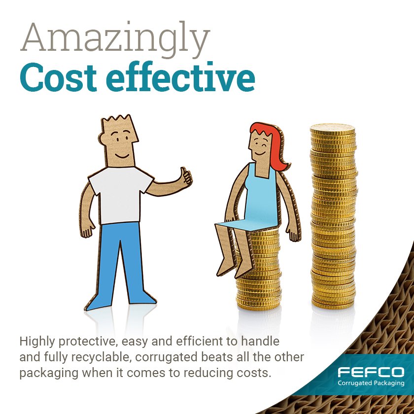 Good for your company's bottom line and good for the environment as well: #corrugated is truly sustainable