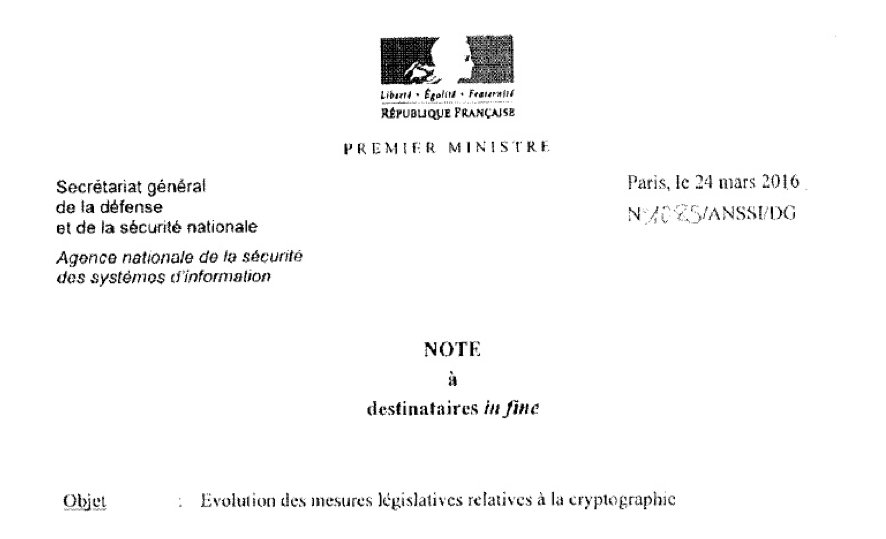 pierre_alonso's tweet photo. Dans une note adressée au gouvernement, l’ANSSI défend l’usage de la crypto pour tous https://t.co/7BY7XlWfx1 https://t.co/44FHof358l