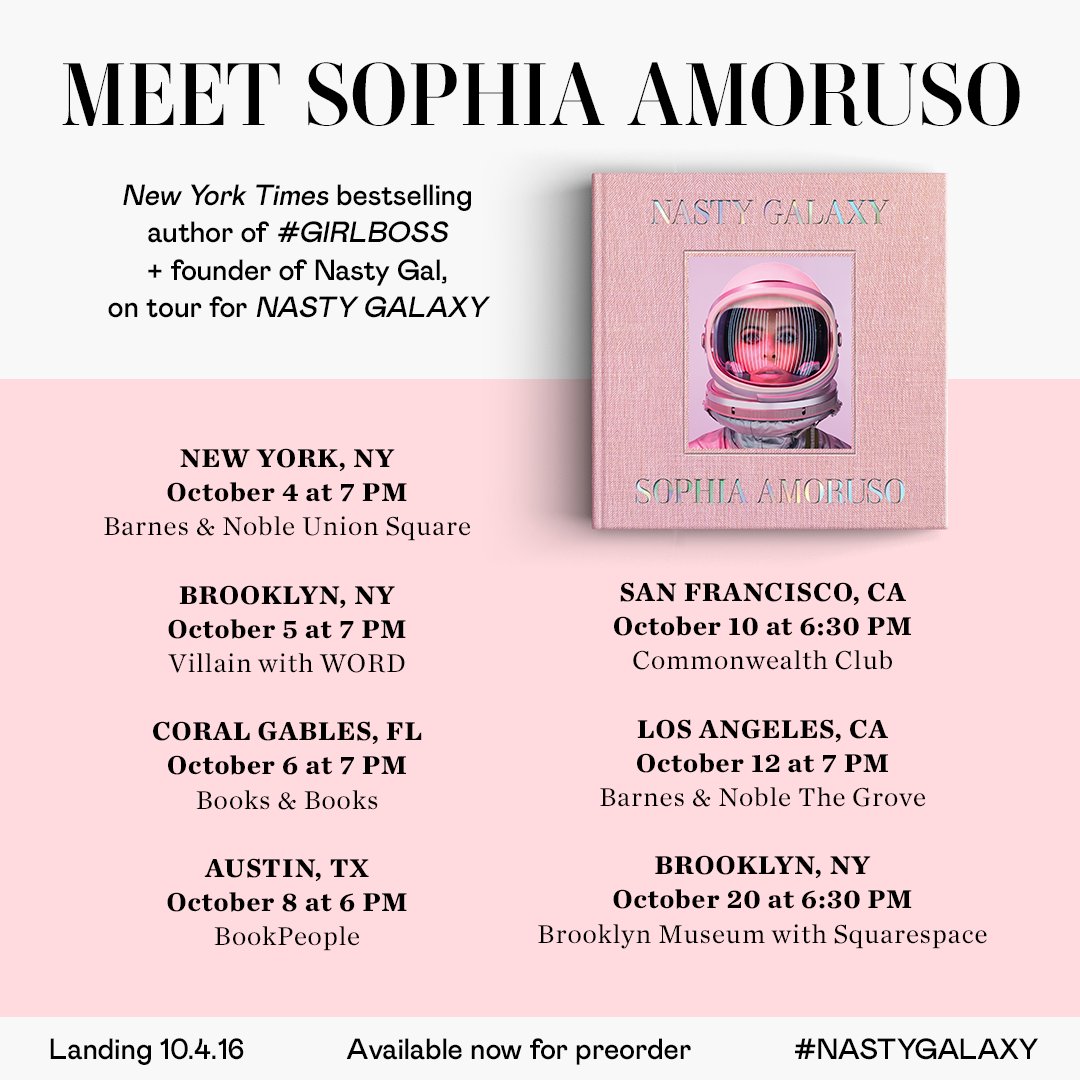 Don't space! #NastyGalaxy landing 10.4.16.