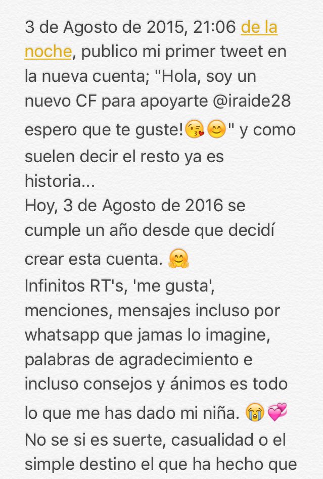 IraideCF_'s tweet photo. ¡1 AÑO MI NIÑA, GRACIAS, TE QUIEROOO! 💖👭➰ @iraide28 https://t.co/oy0ICyCZvs