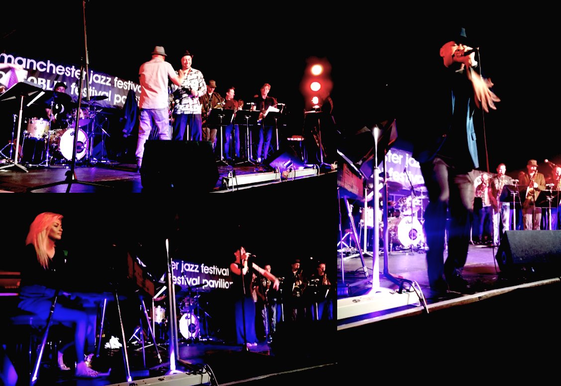 izzyflynnmusic's tweet photo. ᙇ Pulling Jazz faces @ManJazzFest with the notorious @garymhouston @AbstractOrchest @Essa529 @AnnaUhuru #live https://t.co/rJ1pVozu6C