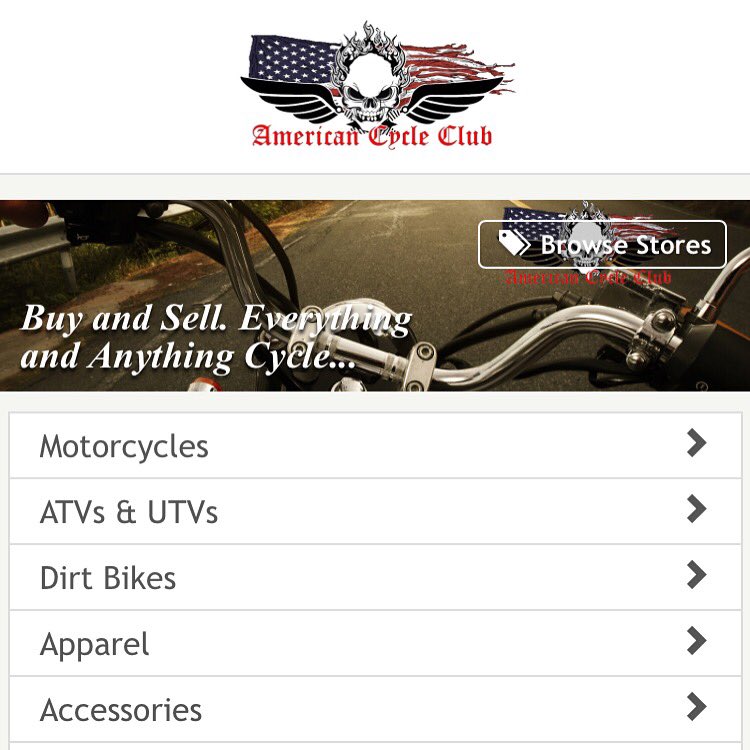 Check out our website! A place to buy, sell or trade your motorcycles, dirtbikes, atv's, parts, gear or acessories!