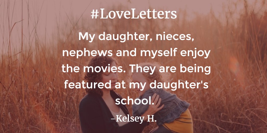 FFFFOnline's tweet photo. Another #LoveLetter from a happy customer. #FeatureFilmsForFamilies https://t.co/56ztFAVFfX